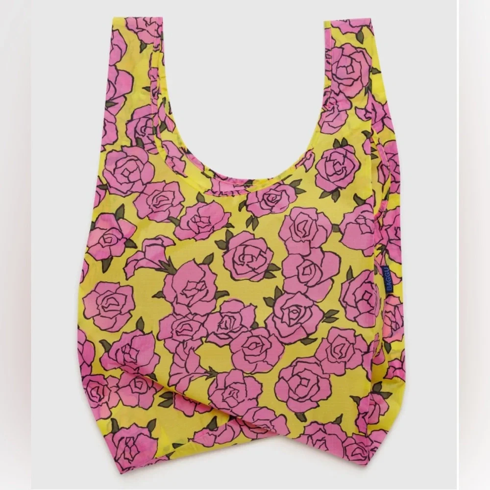 Baggu‎ Standard Reusable Tote Bag Rose Brand New
